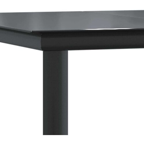 vidaXL 3-dijelni bistro set s jastucima crni od poliratana Cijene