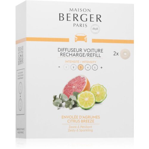 Maison Berger Paris Car Citrus Breeze miris za auto zamjensko punjenje 2 kom Cijene