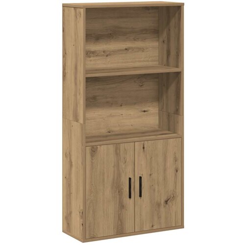 Maison Chic Knjižna omara - Knjižni regal artisan hrast 60x24x120 cm inženirski les, (21725436) Slike