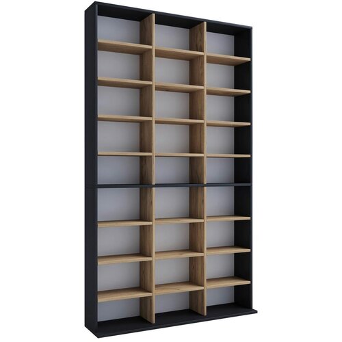 MID.YOU Regal Megosa Xl, Antracit, Barva Hrasta Slike