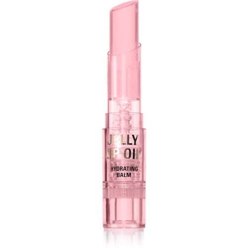 Makeup Revolution Jelly Lip olje za ustnice z vlažilnim učinkom odtenek Candy Ice Pink 2.4 g Slike