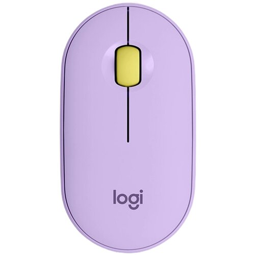 Logitech Pebble M350 Wireless Mouse - Lavander Lemonade bežični mi&amp;scaron; Slike