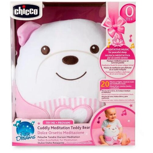  MEDVJEDIĆ SLATKOG SRCA IGRAČKA CHICCO, ROZI, 0M+ 30643 Slike