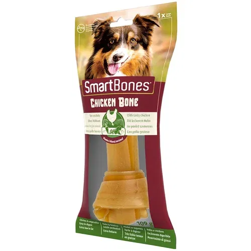 SmartBones prigrizki po posebni ceni! - žvečilne kosti za velike pse - piščanec 1 kos (109 g)