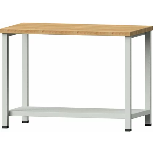 ANKE Kompaktna delovna miza, širina 1140 mm, z odlagalno polico, stacionarna