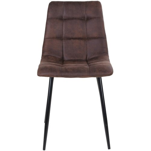 House Nordic Komplet 2 temno rjavih jedilnih stolov Middelfart Slike