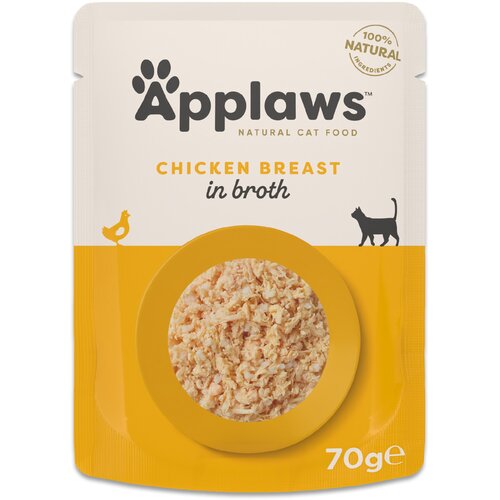  Ekonomično pakiranje Applaws Cat Natural u temeljcu 24 x 70 g - Pileća prsa Cijene