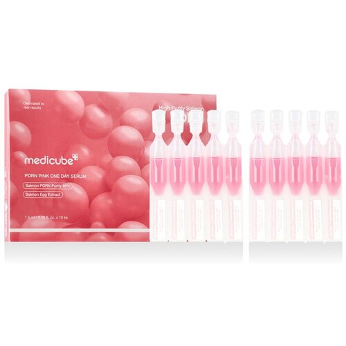 MEDICUBE PDRN Pink One Day Serum ampule za lice 10 x 1,5 ml Slike