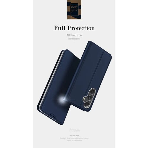 Dux ducis Skin Pro - ovitek na preklop za Samsung Galaxy S23 FE moder Slike