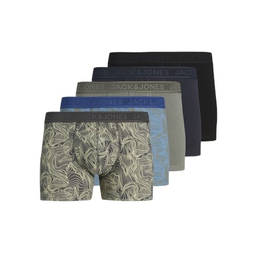 Jack & Jones muške bokserice 12263912, 5 komada, Šarene Cene
