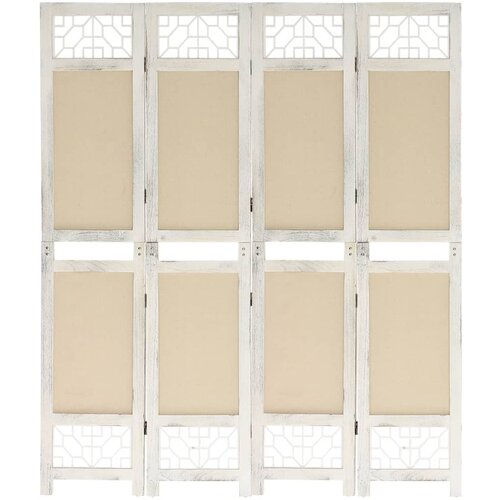 Furnova Paravan 4-delni krem 140x165 cm blago, (21930048) Cene