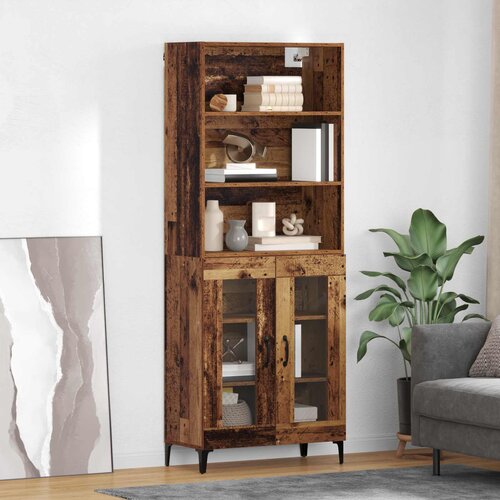  Highboard Staro drvo 69,5 x 34 x 180 cm Konstruirano drvo Cijene