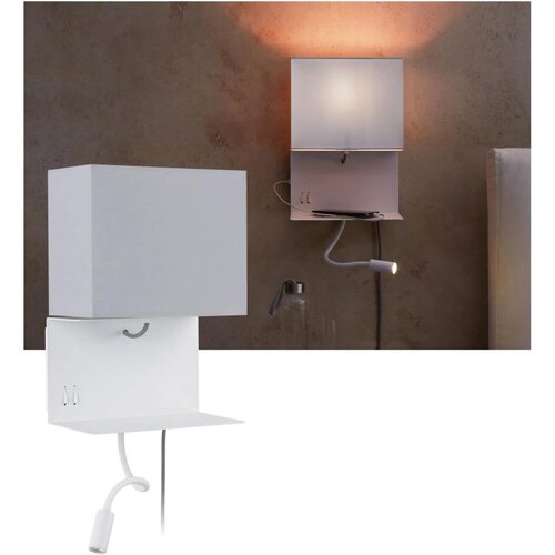 PAULMANN 78913 - LED/2,5W + 1xE27/40W Zidna svetiljka sa USB MERANI 230V Slike
