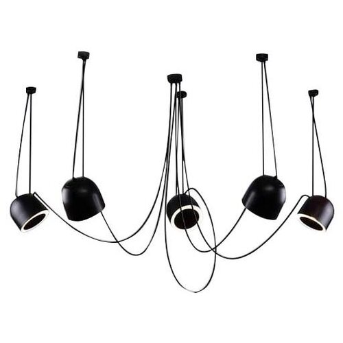  Shilo 9038 - luster na sajli DOHAR 5xE14/15W/230V, u obliku pauka, crne boje Cene