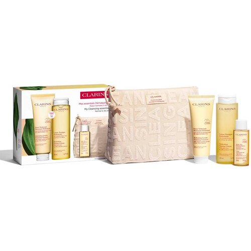 Clarins Cleansing Essentials Normal Skin darilni set za popolno či&amp;scaron;čenje obraza Slike