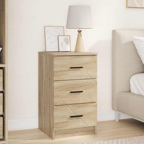 VidaXL Noćni ormar sonoma hrast 38 x 38 x 66 cm Konstruirano drvo Slike