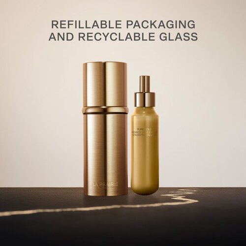 La Prairie Pure Gold Radiance Concentrate revitalizacijski serum za obraz z gladilnim učinkom 30 ml Slike