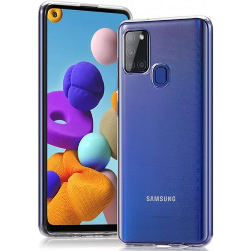 Ultra tanek silikonski ovitek za Samsung Galaxy A21s A217 - prozoren