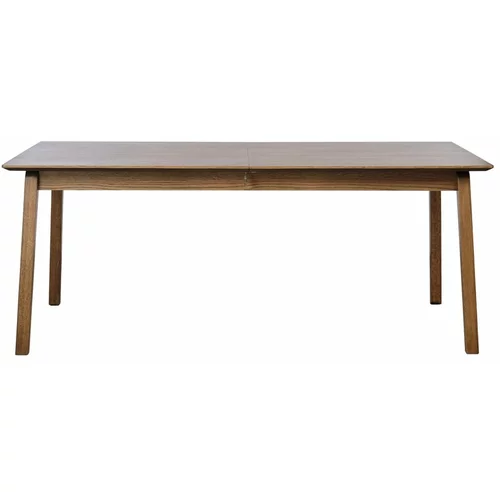 Unique Furniture Raztegljiva jedilna miza z mizno ploščo v hrastovem dekorju 95x190 cm Baro –