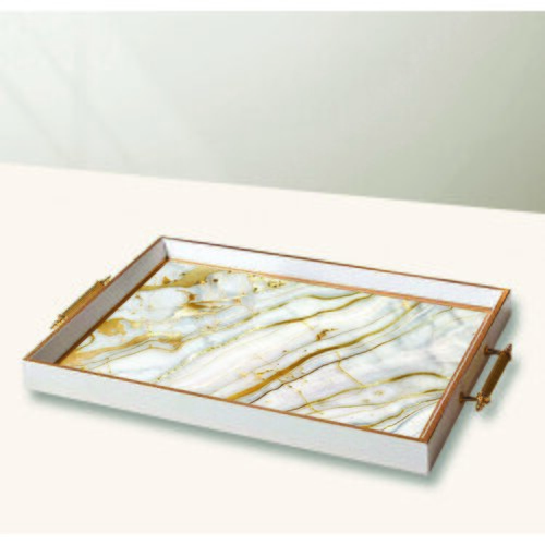 Aberto Design poslužavnik TPB10012 50 x 29 x 3,5 cm, &amp;scaron;areni Slike