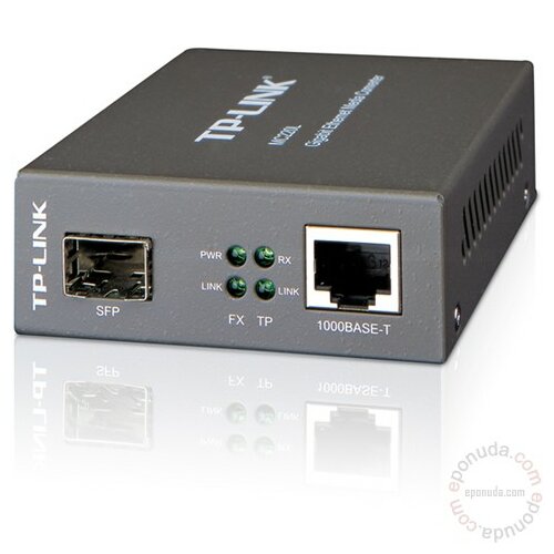 Tp-link MC220L Gigabit SFP Media Converter Slike