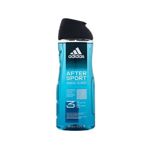 Adidas After Sport Shower Gel 3-In-1 osvežilen gel za prhanje 400 ml za moške Cene