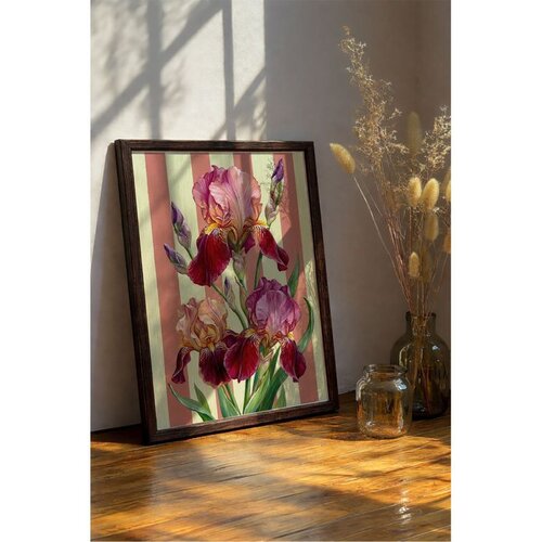 WALLXPERT Artmoscrv10-5070 Multicolor Decorative Framed MDF Painting Cene