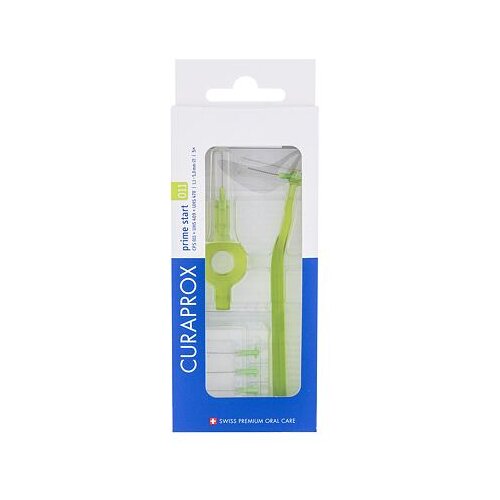 Curaprox prime Start CPS 011 1,1 - 5,0 mm rezervne interdentalne četkice + 2 držača 5 kom unisex Slike
