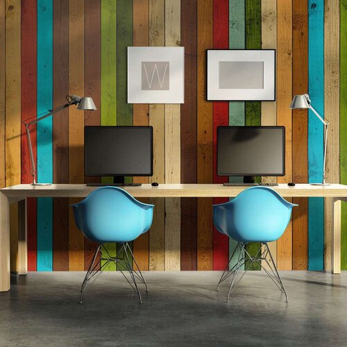  Tapeta - Wooden rainbow 400x270 Slike
