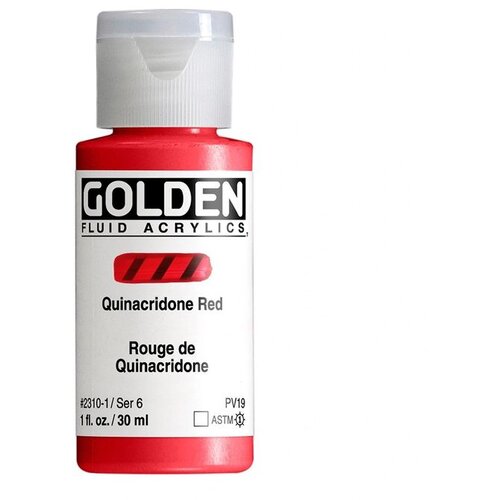  GOLDEN tečna akrilna boja 30 ml |  2310 quinacridone red Cene
