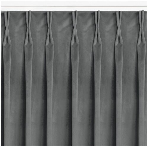 Homede Antracit siva zavjesa 200x175 cm Vila - Slike