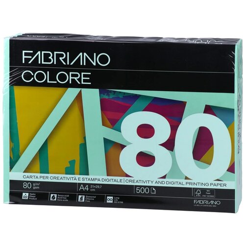 Fabriano Colore, fotokopir papir, u boji, A4, 80gr., 500 listova - odaberite boj Cene