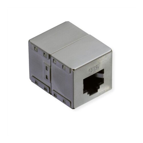 Secomp value RJ45 modular coupler cat6, STP, shielded, silver ( 2716 ) Cene