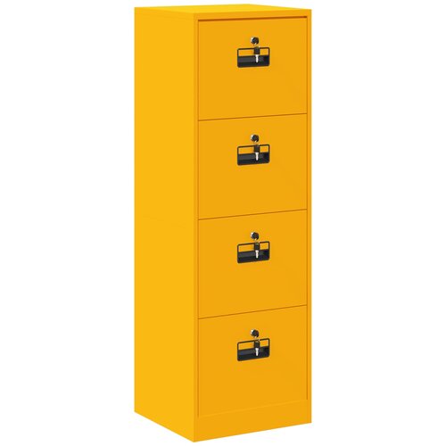 Kabinet za datoteke s ladicama Žuta 45,5 x 42 x 139 cm Slike