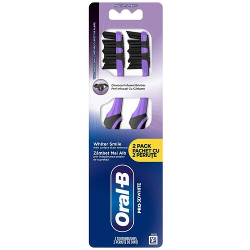 null ORAL B Pro 3D whiteing charcoal četkica za zube 2kom Cene