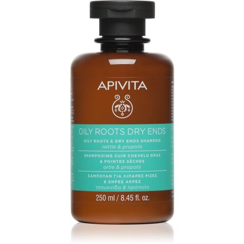 Apivita Holistic Hair Care Nettle & Propolis šampon za mastno lasišče in suhe konice las 250 ml Cene