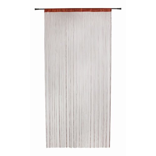 Mendola Fabrics Smeđa zavjesa za vrata 100x200 cm String – Cijene