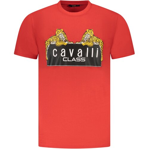 Cavalli Class SHORT SLEEVE T-SHIRT MEN RED Slike