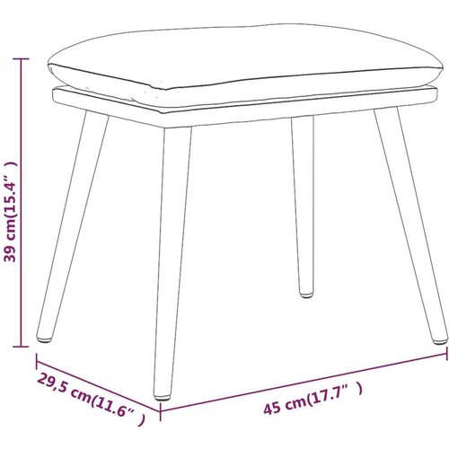  Tabure krem bijeli 45x29 5x35 cm bar&amp;scaron;unasti Slike