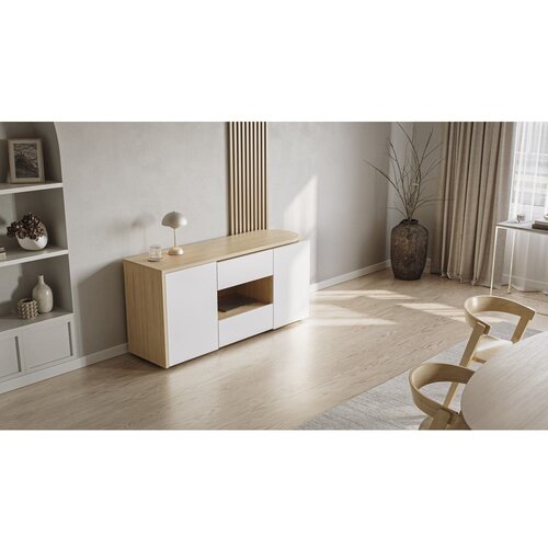 TemaHome Pisalna miza z mizno plo&amp;scaron;čo v hrastovem dekorju 48x159 cm Tango &amp;ndash; Slike