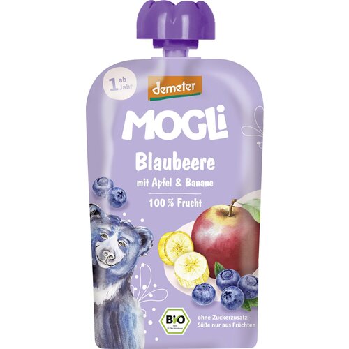 Mogli Bio "Quetschie" vrečka, borovnice in banana - 100 g Cene