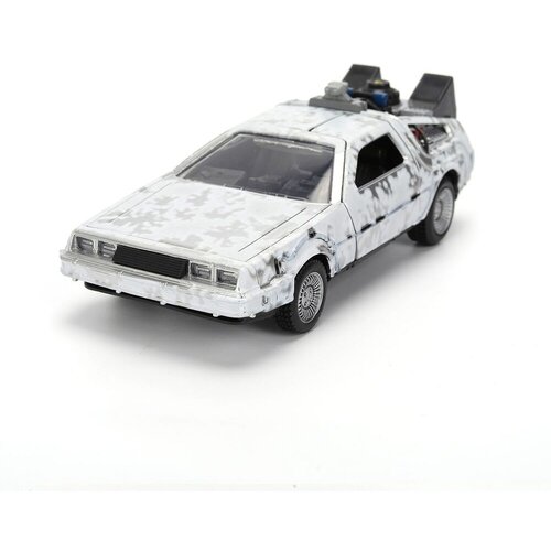  Replika DeLorean Time Machine, ledena izvedba - 40 godina Back to the Future, 1:32 Slike