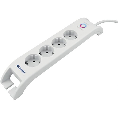 Commel "(C380-108) 4u1 produžni kabl sa prenaponskom za&scaron;titom 16 A 250 V 2m beli" Cene