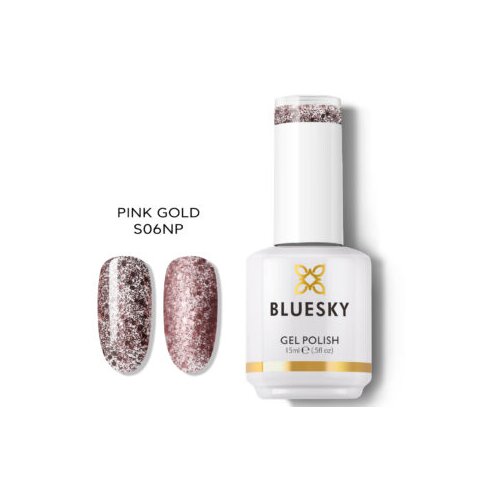 BLUESKY TRAJNI LAK PINK GOLD 15ML Cene