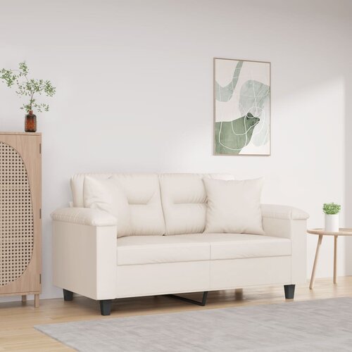 VidaXL Ukrasni jastuci 2 kom bež 40 x 40 cm od mikrovlakana Slike