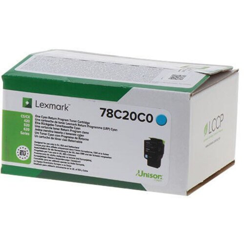 Lexmark 78C20C0 toner cartridge 1 pc(s) Original Cyan Cene