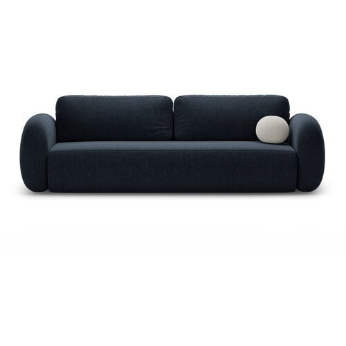 Cosmopolitan Design Tamno plava sklopiva/s prostorom za odlaganje sofa od šenila 262 cm Tonale – Cijene