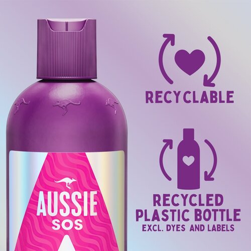 Aussie SOS Repair Revive hranilni &amp;scaron;ampon za obremenjene lase in lasi&amp;scaron;če 300 ml Slike