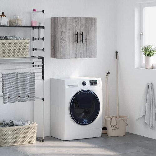 VidaXL Stenska omarica siva sonoma 60x31x60 cm inženirski les Slike