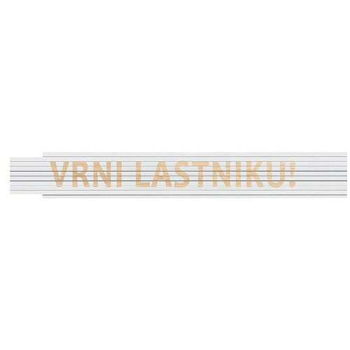 HEKA Zložljivi meter (Dolžina: 2 m, Bela, Natis: VRNI LASTNIKU!) Cene